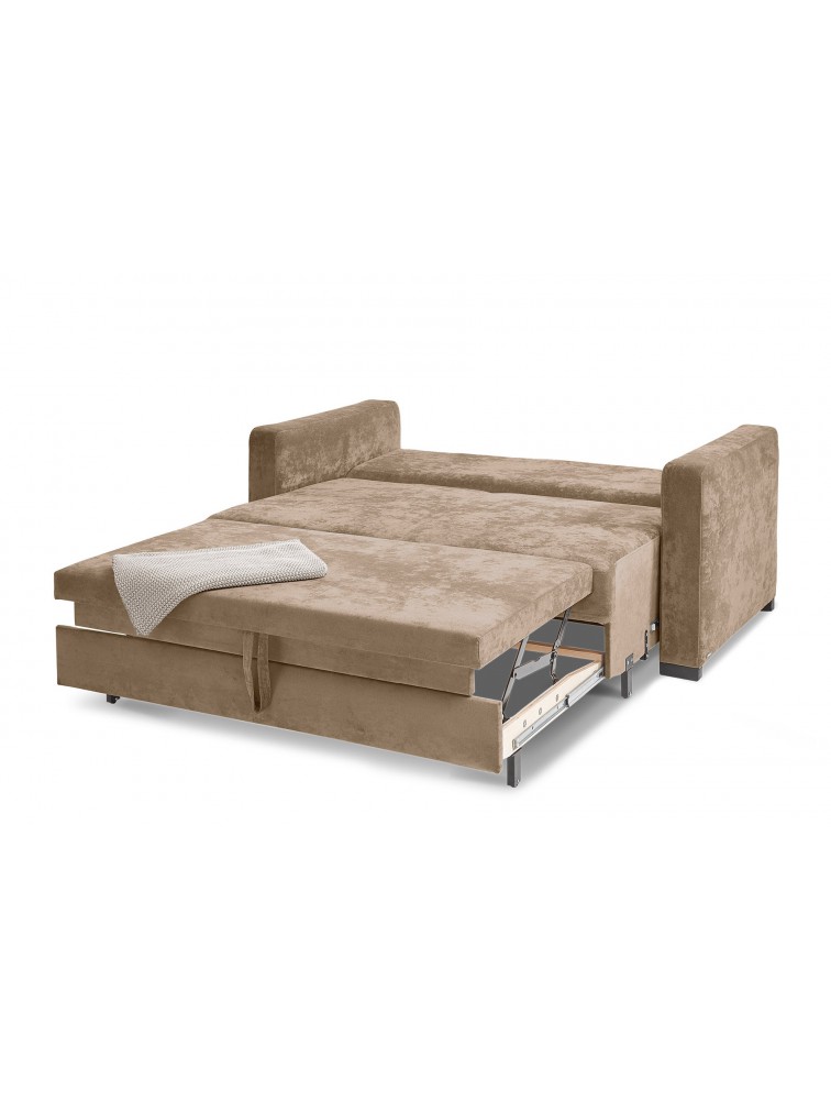 Schlafsofa Couch: Schlafsofa Ausziehbar Mit Bettkasten